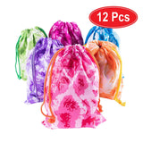 Tie-Dye Camouflage Drawstring Bags Party Favors, Arts & Crafts Activity (12 Pack)