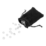 3" x 4" Black Velveteen Pouch Bags (50 Pouches)