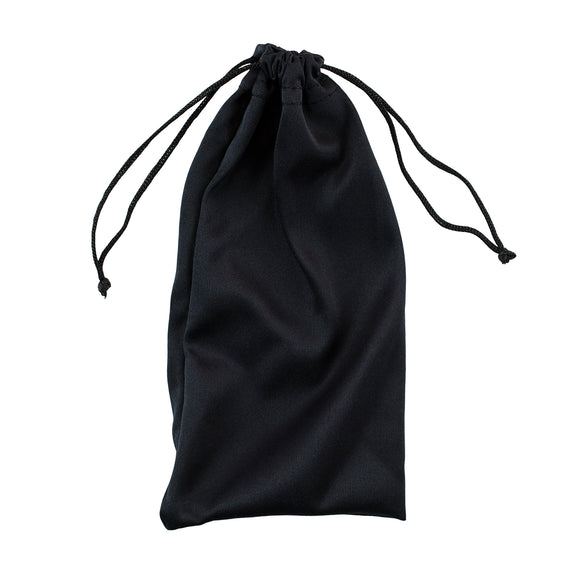 Black Microfiber Pouch Bags (12 Pack)