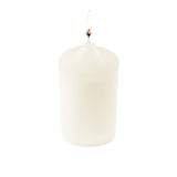 2 x 3" Unscented Ivory Pillar Candles (Set of 6)