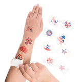 1.5" Patriotic American Washable Temporary Tattoos (144 Pieces)