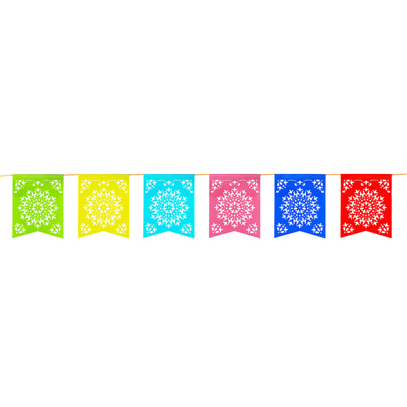 12 Foot Long Rainbow Multicolored Flag Party Banner