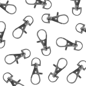1.5" Metal Swivel Clasps Snap-On Keychain Ring Clip (50 Pack)
