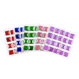 Mini Self-Adhesive Back Jewels Assorted Gems (500 Assorted Pieces)