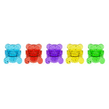Assorted Plastic Glitter Toy Rings (144 Rings)