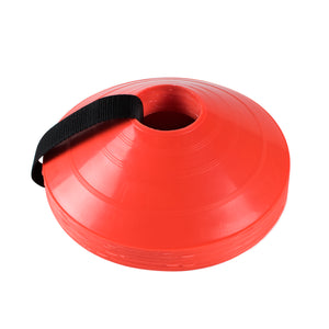 Bright Orange Round Cones Sports Equipment (20 Pack)