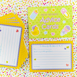 24 Pack Mommy Advice Cards Baby Shower Games